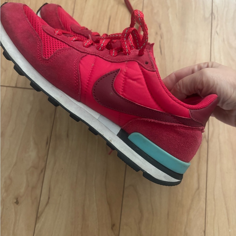 Nike Vibrant Red Athletic Shoes